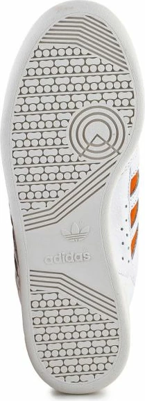 Atlete për meshkuj adidas, të bardha me portokalli