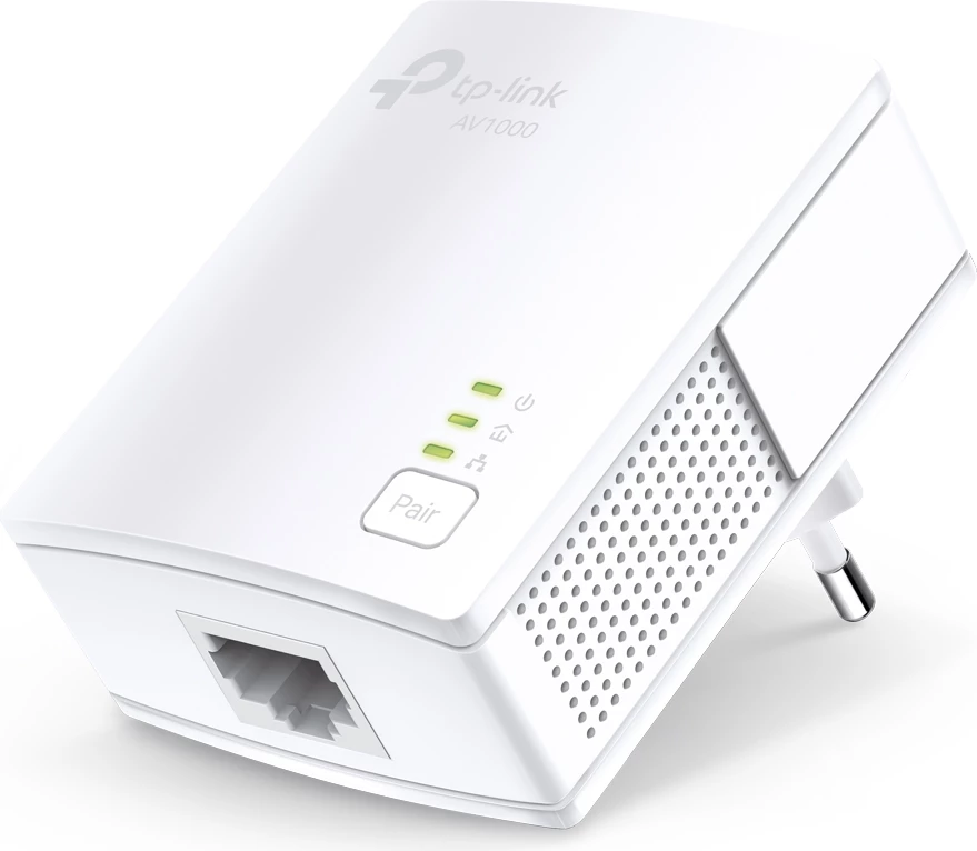 Adapter Powerline TP-Link TL-PA7017 KIT AV1000 1000 Mbps, 1x Gigabit LAN, set 2 copë, i bardhë