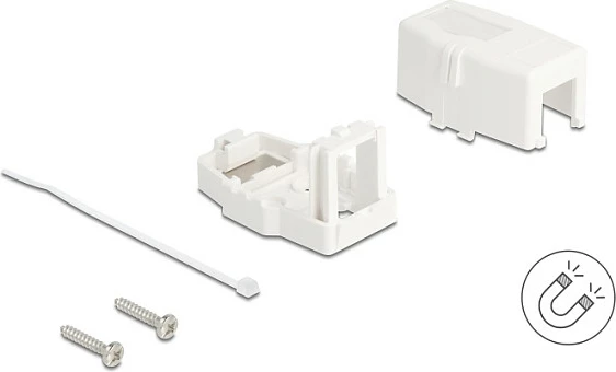 Kuti montimi Keystone DeLOCK 85841, snap-in, plastike, 345 x 545 x 324 mm, e bardhë