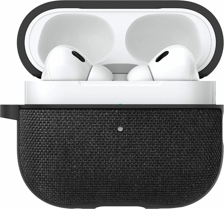 Mbështjellës Spigen Urban Fit për AirPods Pro/Pro 2, me unazë, Zi