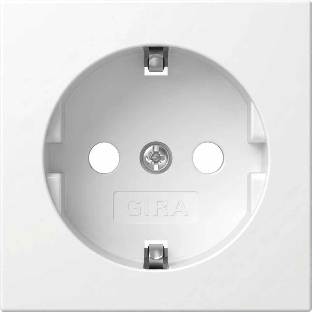 Kapak prizë GIRA 492003, SCHUKO System 55, e bardhë