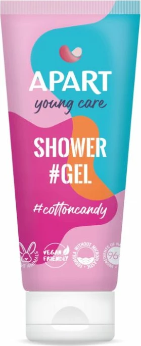 Xhel dushi për femra Apart Natural Young Care Cotton Candy, 200ml