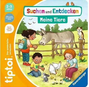 Libër interaktiv tiptoi Ravensburger Suchen und Entdecken: Meine Tiere, 2-3 vjeç