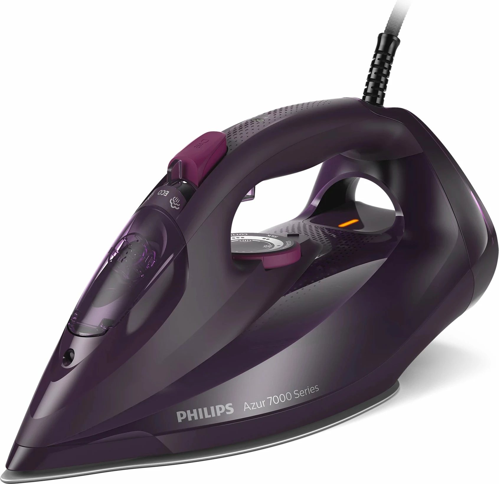Hekur Philips DST7061/30 3000W, 55 g/min avull, 250 g/min goditje avulli, 300 ml, SteamGlide Plus, vjollcë