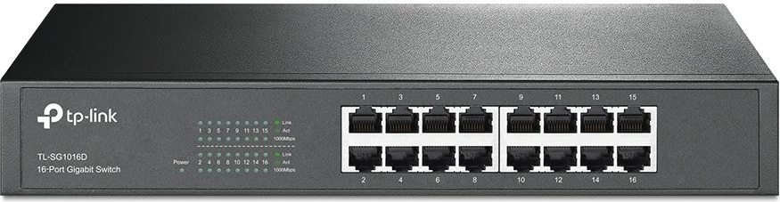 Switch TP-Link, 16 porta, i zi