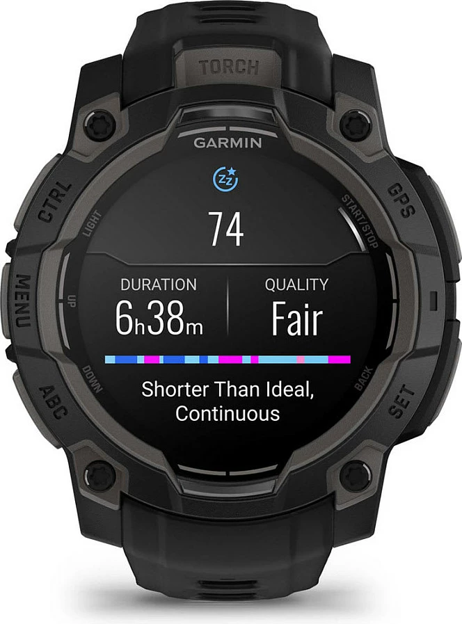Smartwatch Garmin Instinct 3 AMOLED, 4 GB, GPS, e zezë