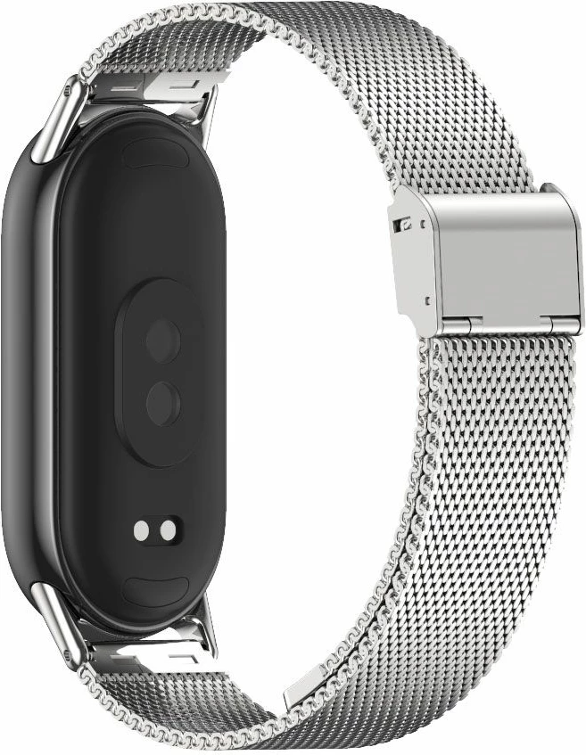 Rrip për orë të mençur Tech-Protect MilaneseBand për Xiaomi Smart Band 8 / 8 NFC, Argjendtë