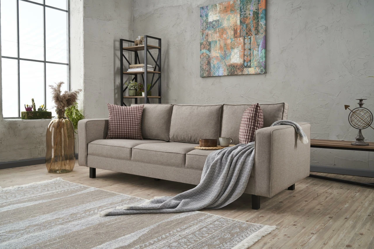 Divan treshe Atelier del Sofa, lino Kale, krem