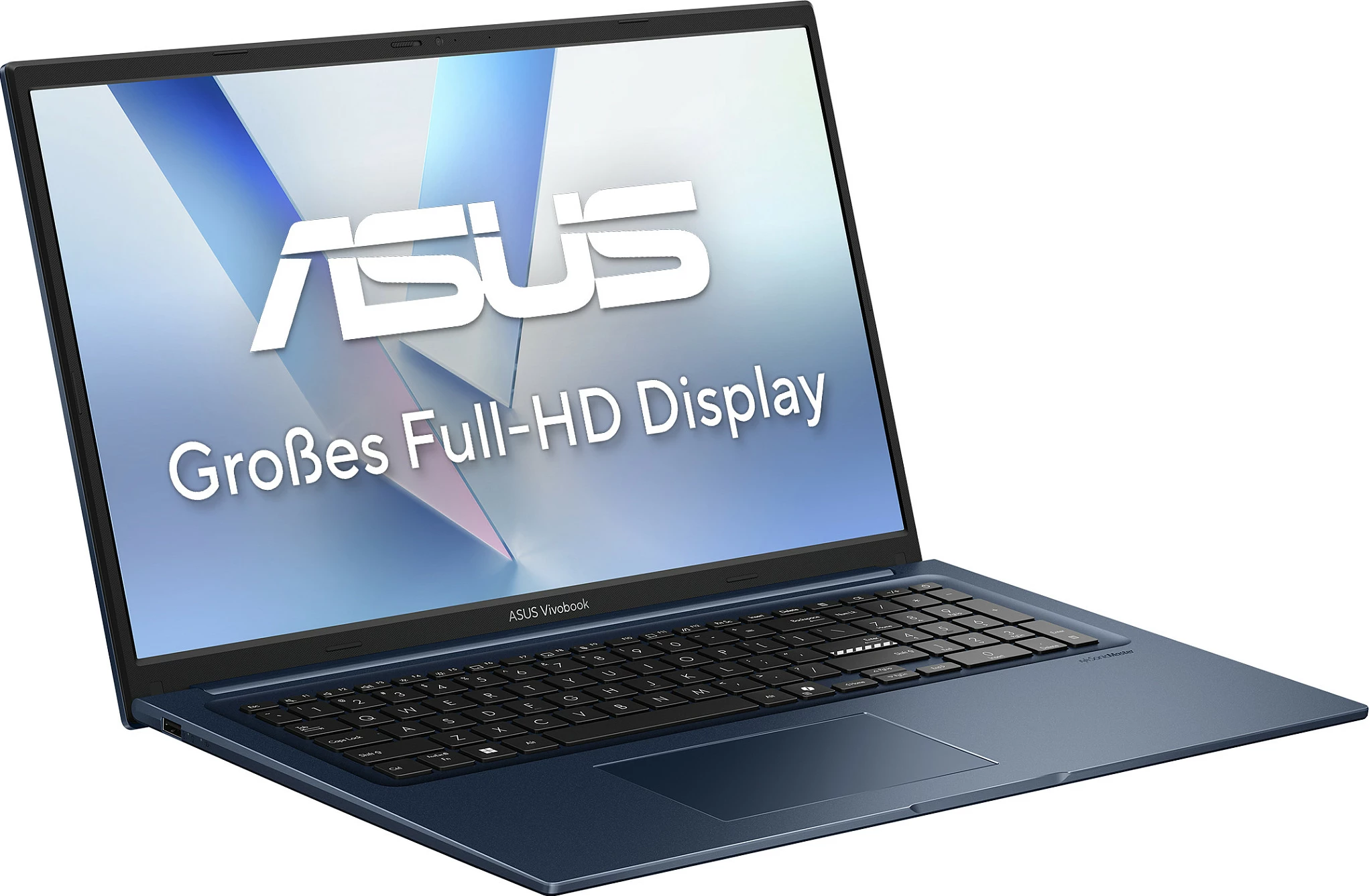 Laptop ASUS Vivobook 17 X1704VA-AU1237W, Core 5 120U, 16GB RAM Memorje, 512GB SSD, 17.3" FHD, Windows 11 Home, Quiet Blue