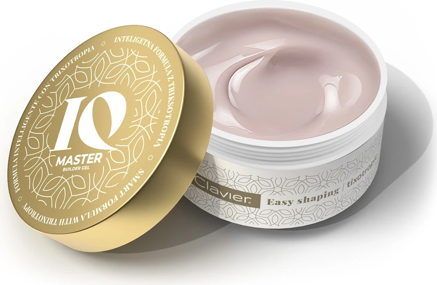 Xhel ndërtues për thonj Clavier IQ Master për femra Nude 15g
