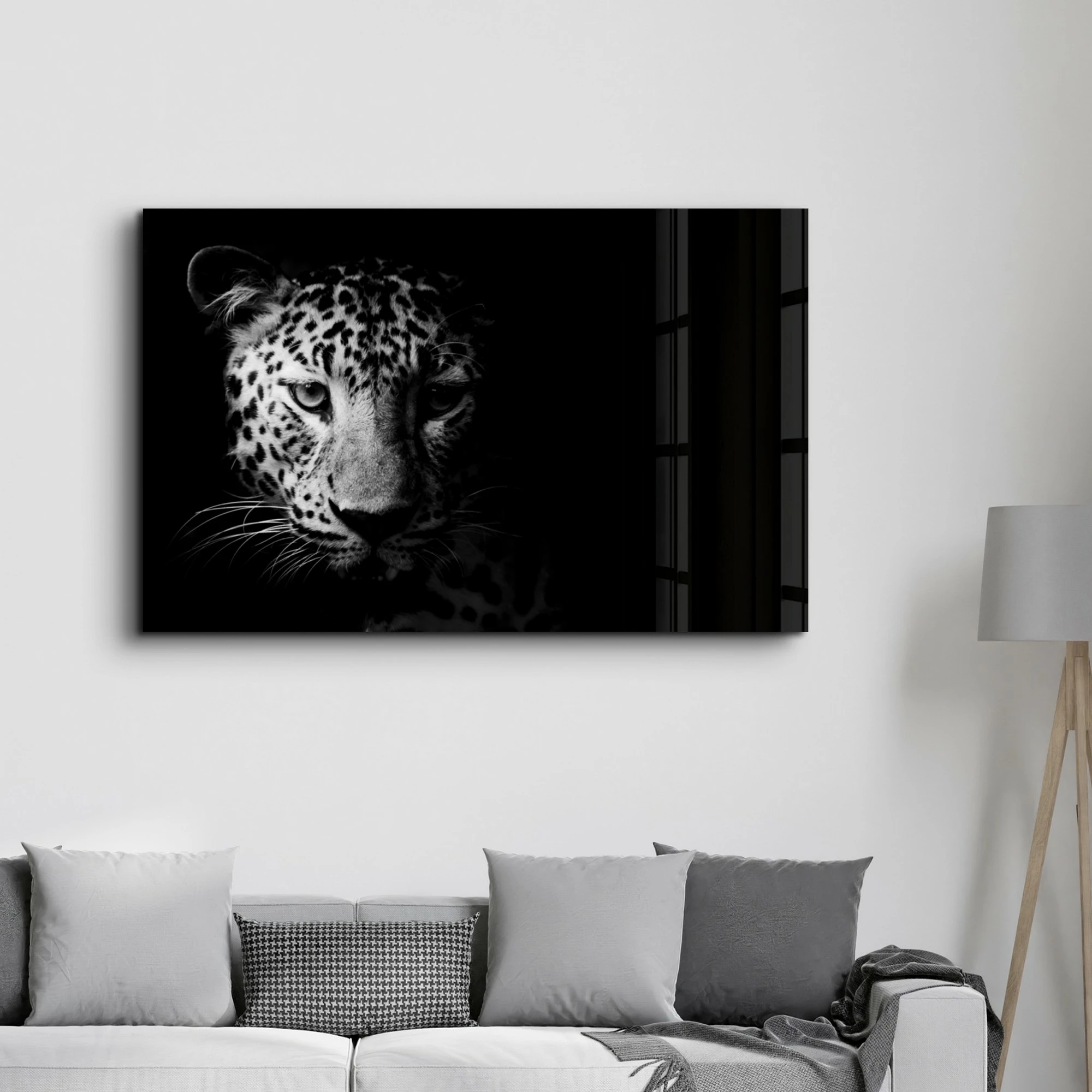 Pikturë dekorative prej xhami të temperuar, Wallity, OGLS-1046, 46x72cm