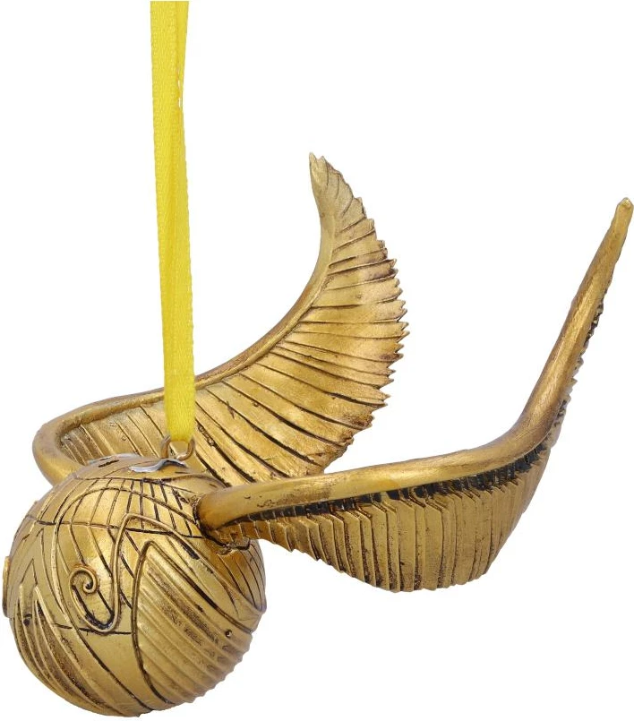 Ornament varës NEMESIS NOW Harry Potter Golden Snitch, resin, i pikturuar me dorë, i licencuar zyrtarisht, ngjyrë ari