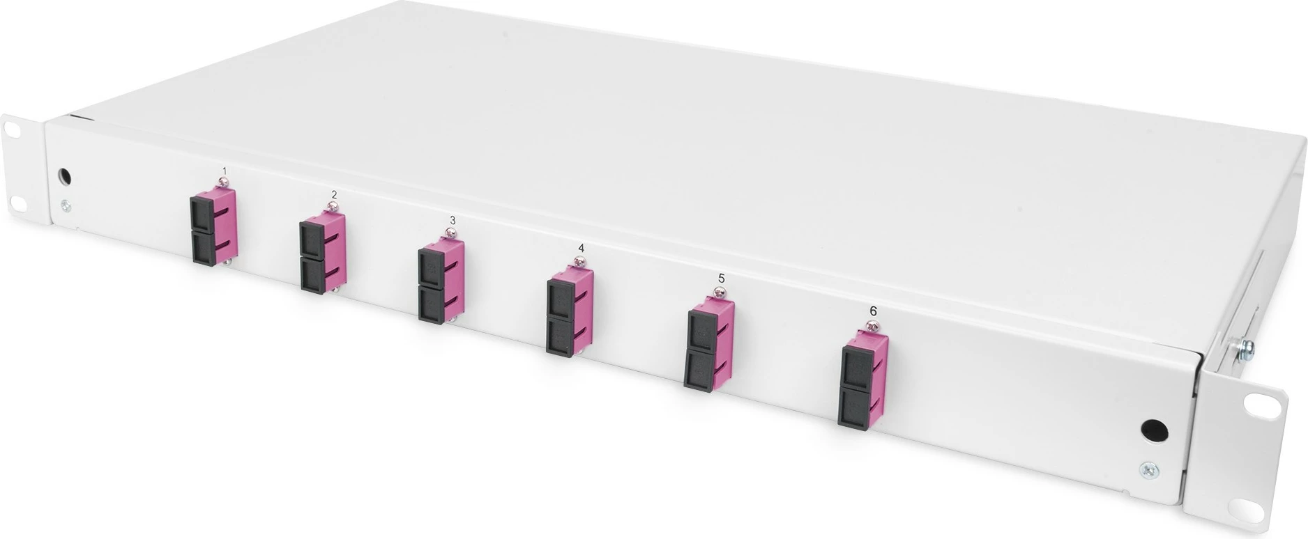 Kuti splice fiber optik Digitus, 1U, 6x SC DX, OM4, çelik, hiri