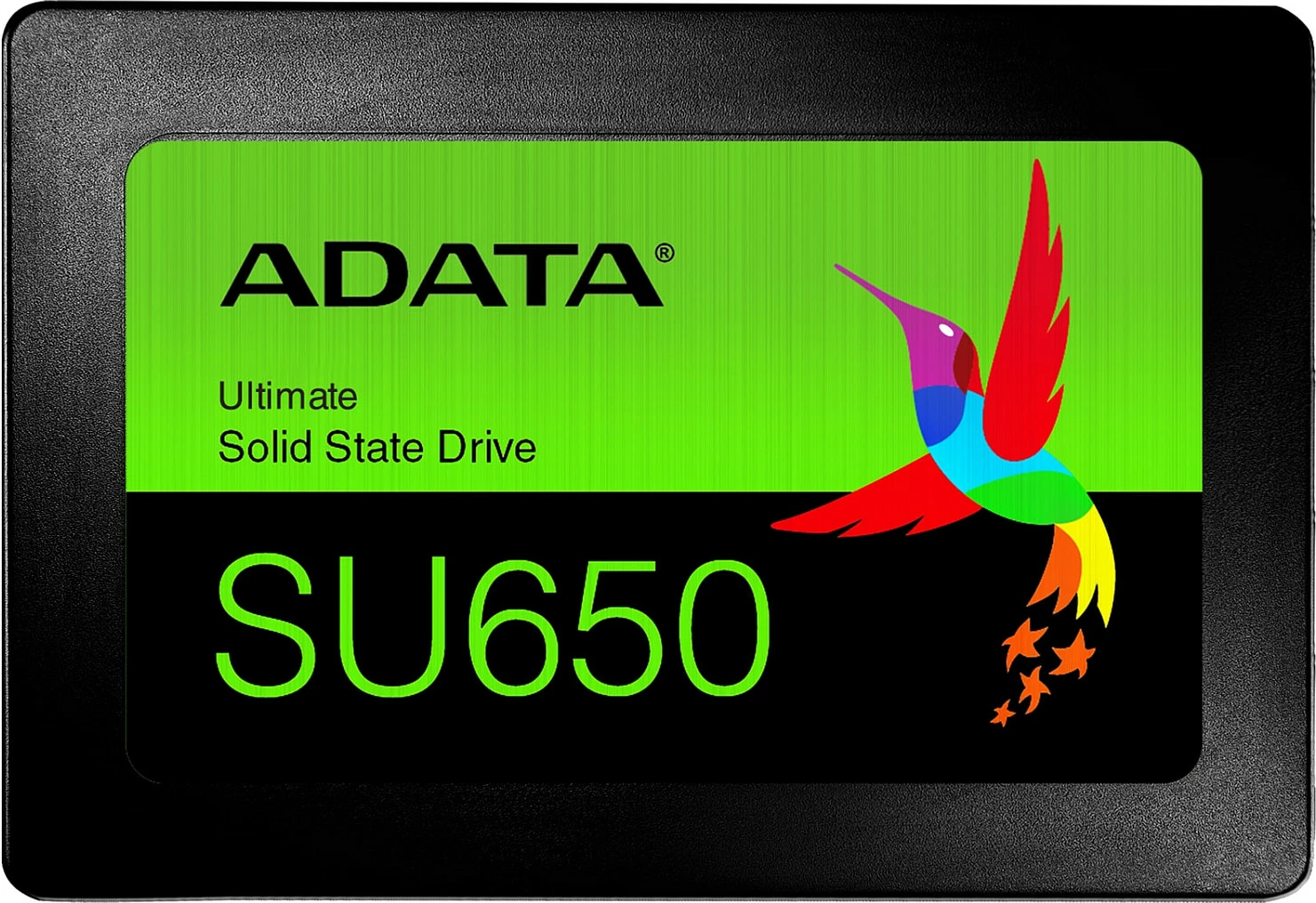 SSD i brendshëm ADATA SU650, 1TB, 2.5" SATA III, 520/450MB/s, i zi/jeshil