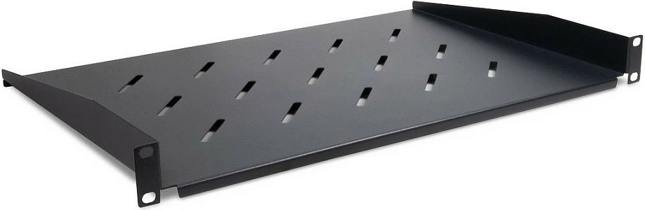 Raft për rack 19" Inter-Tech SW-1U-300, 1U, 45x480x300mm, RAL 9005 i zi