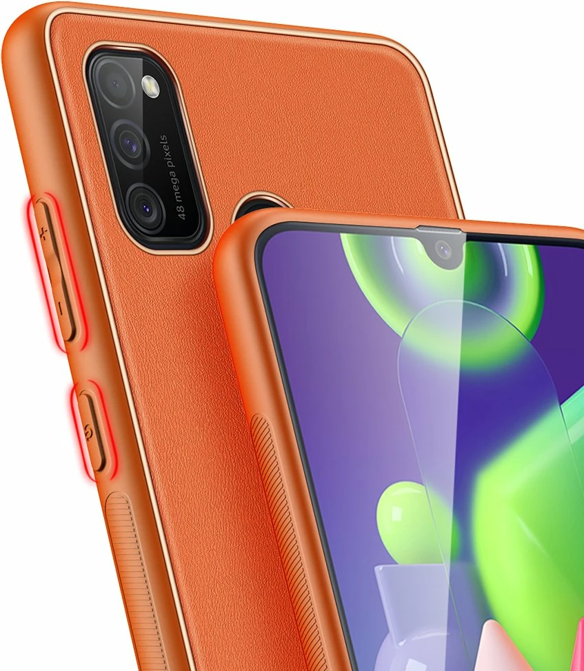 Mbështjellës Dux Ducis Yolo për Samsung Galaxy M30s, portokalli