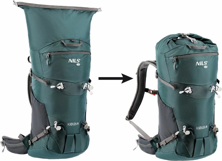 Çantë shpine turistike Nils Extreme NC1938, e gjelbër, 40L