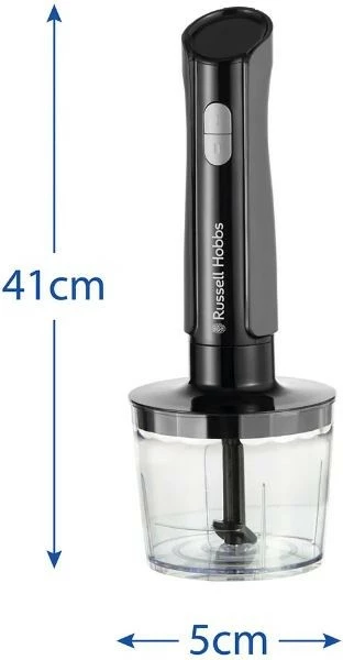 Blender dore Russell Hobbs 27141-56 500 W, 2 shpejtësi + turbo, set me grirës 500 ml + rrahëse + gotë 600 ml, grafit