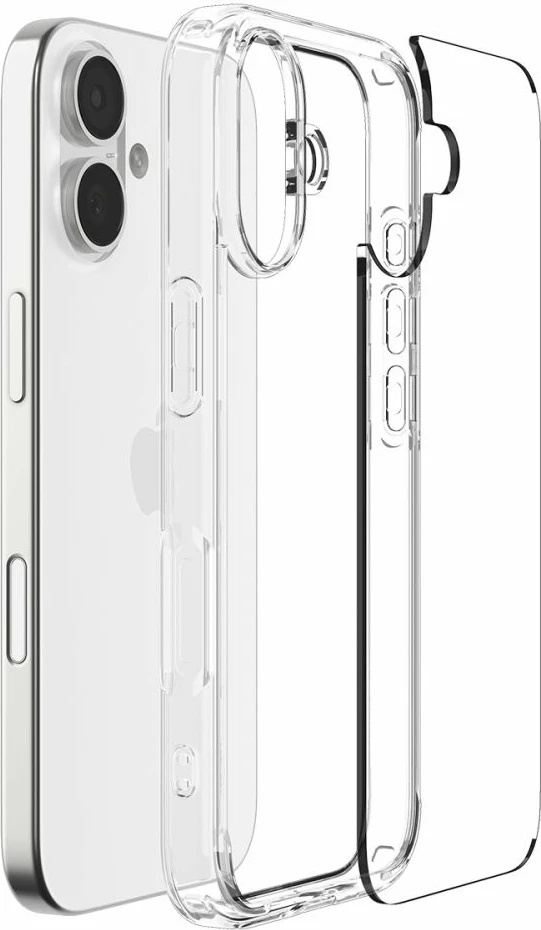 Mbështjellës Spigen Ultra Hybrid për iPhone 17, Transparent
