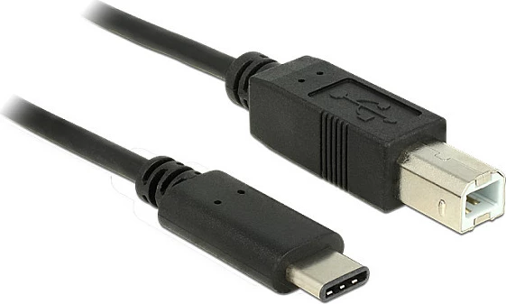 Kabllo USB DeLOCK 83601, USB-C në USB-B, 1 m, USB 2.0, e zezë