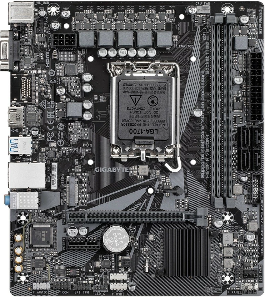 Pllakë amë Gigabyte H610M H V3 DDR4, Socket LGA1700, micro ATX