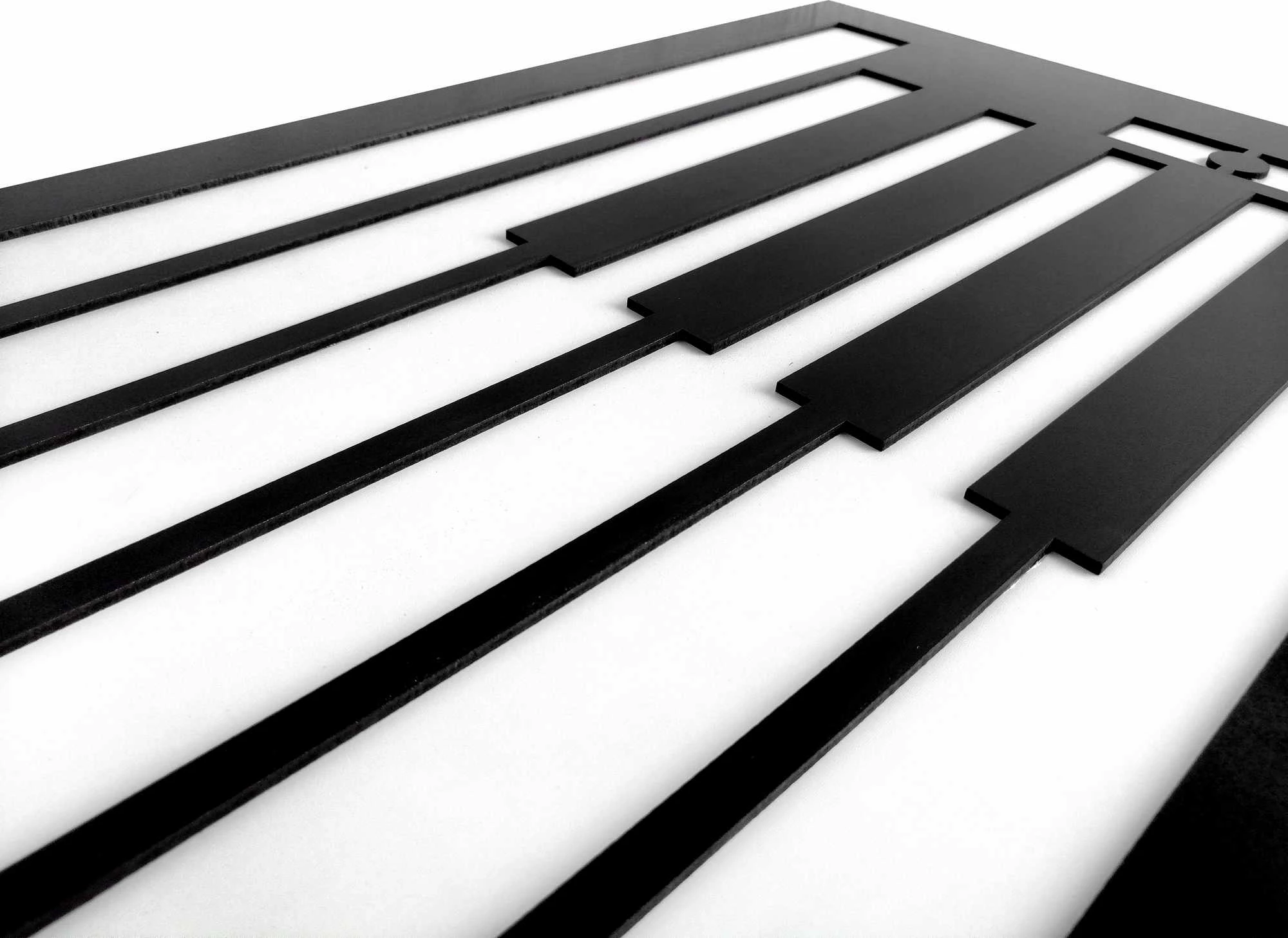 Pikturë dekorative me kornizë MDF, tastierë piano, Wallity