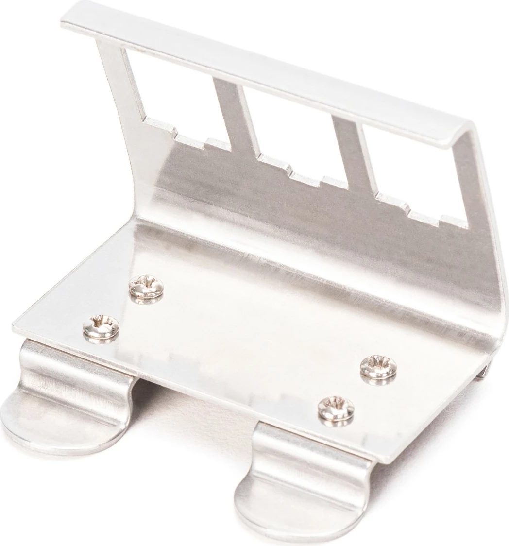 Adapter rrjeti Digitus Hutschienen për 3 Keystone, çelik inox, metallic