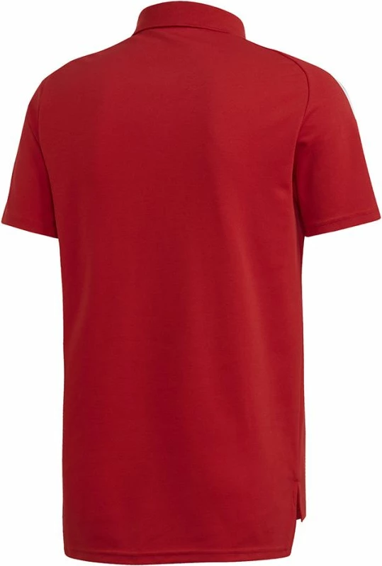 Maicë polo adidas për meshkuj, e bardhë me të kuqe [Madhësia: XS]