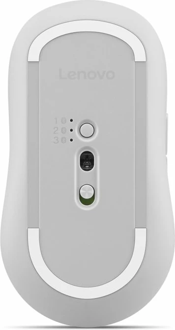 Maus Lenovo Yoga Silent GY51S61925, Bluetooth 5.3, 4000 DPI, wireless, Bardhë