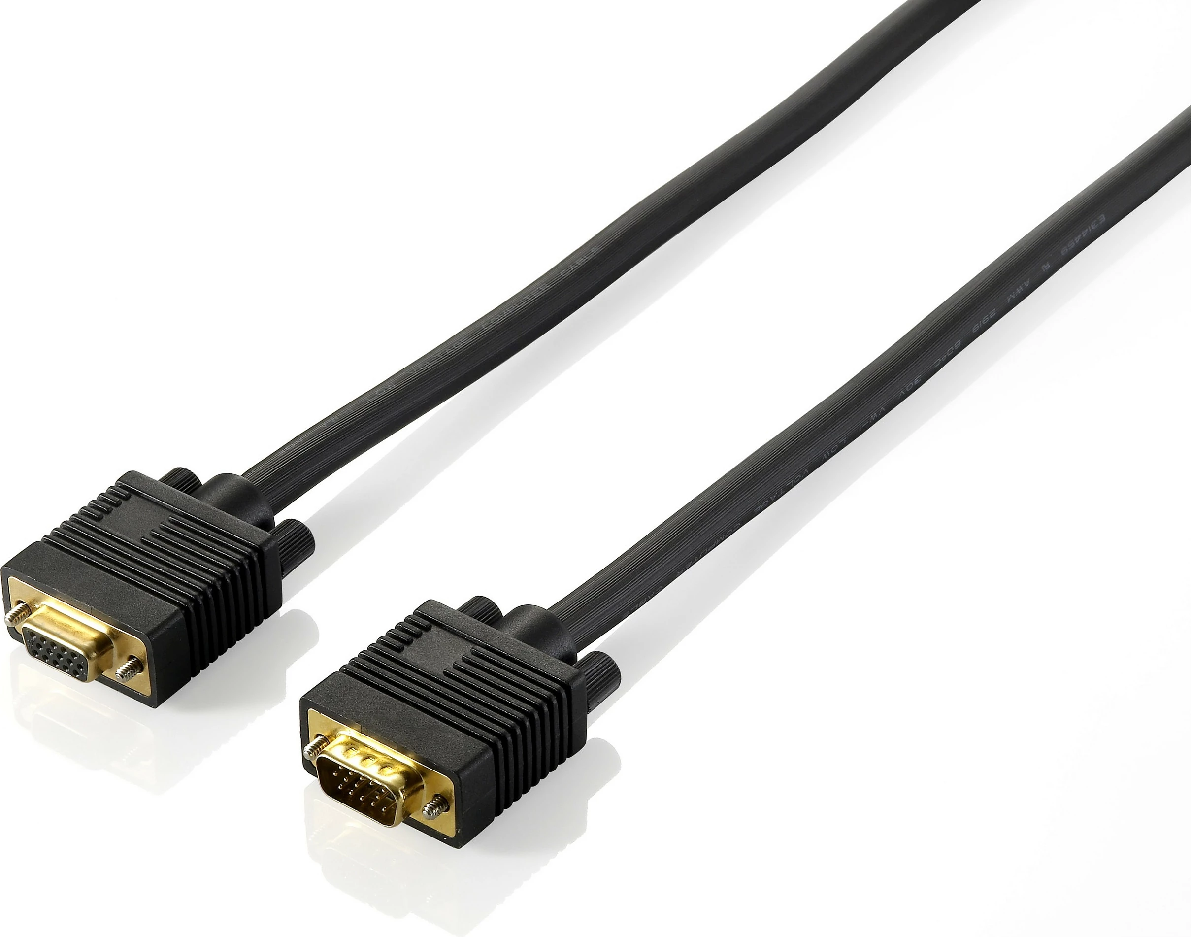 Kabllo zgjatëse VGA Equip HD15, 1.8m, Mashkull-Femër, e zezë