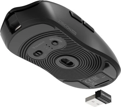 Mausi Wireless Genesis Zircon 500, ngjyrë e zezë