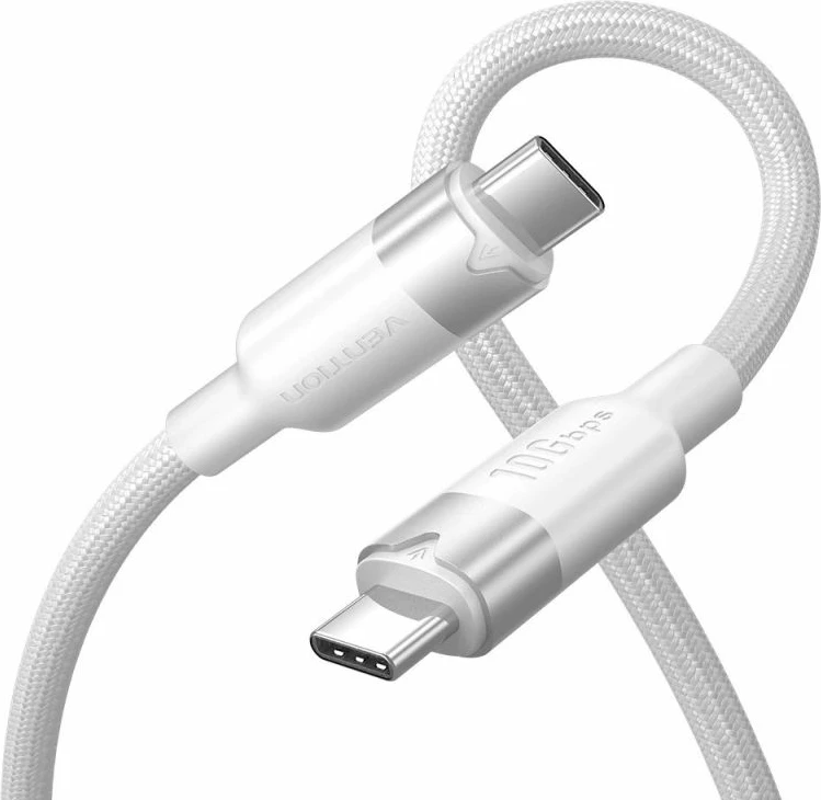 Kabllo USB-C në USB-C Vention, e bardhë