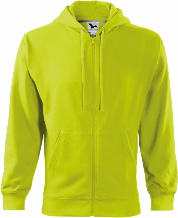 Duks me zinxhir Malfini Trendy Zipper për meshkuj, ngjyrë jeshile