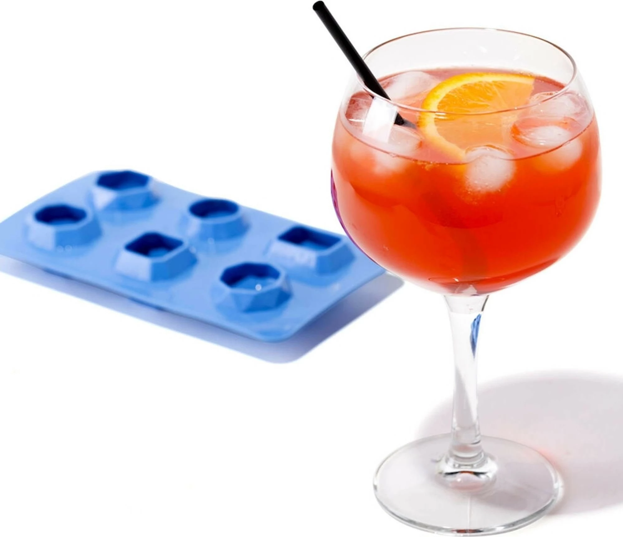 Kallep akulli, Bar Up, silikon, 6 forma gurësh, 190x105 mm, blu, set 2 copë