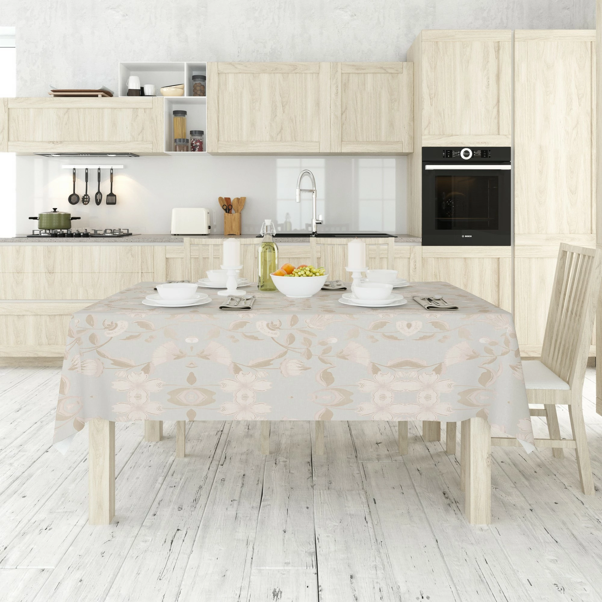 Mbulesë tavoline Hermia, Asr-tblclt25 -10, 140x140cm