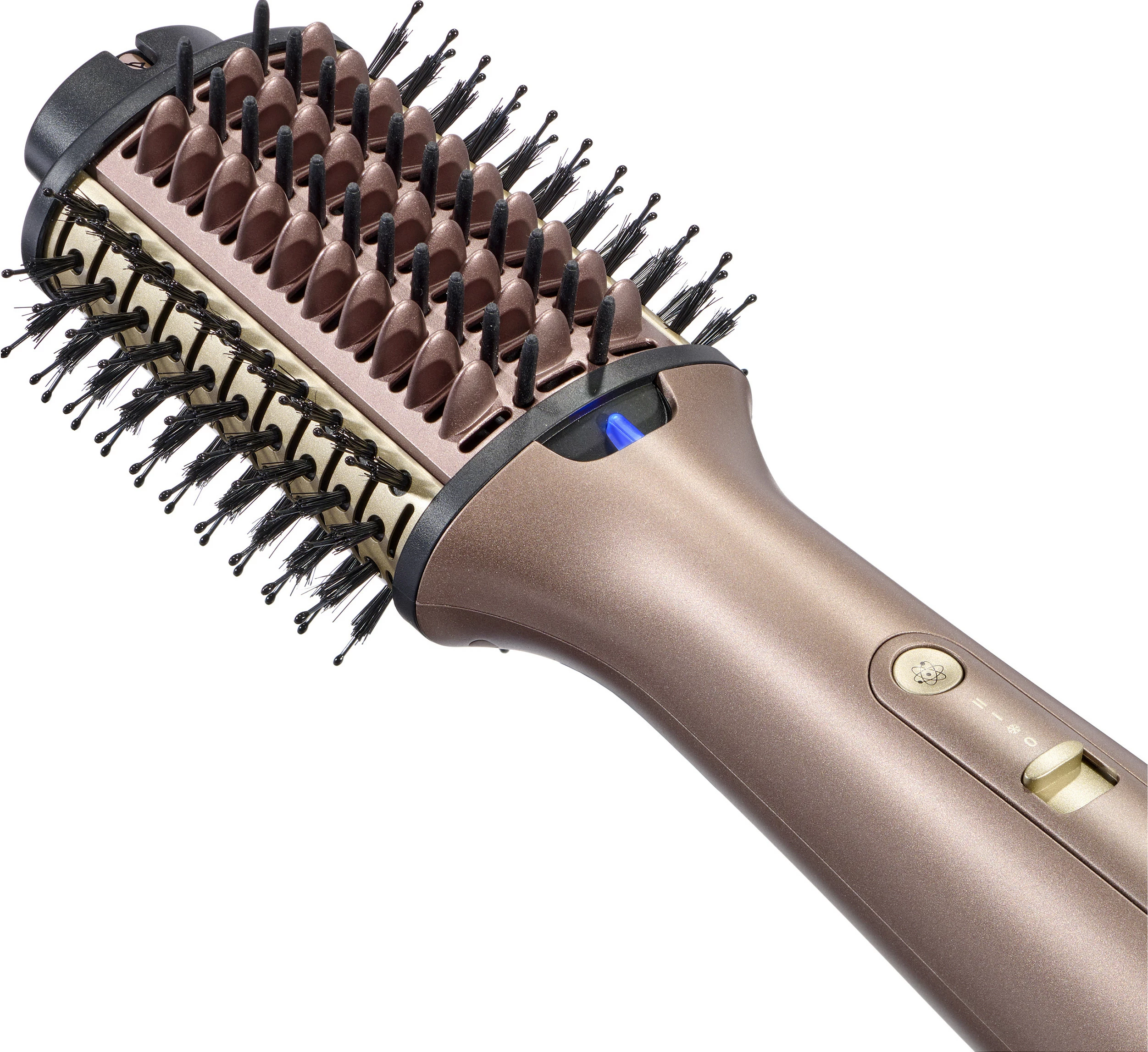 Furçë me ajër të nxehtë BaByliss Air Volume, 2 shpejtësi, 2 nivele nxehtësie, auto-off 60 min, rozë e artë
