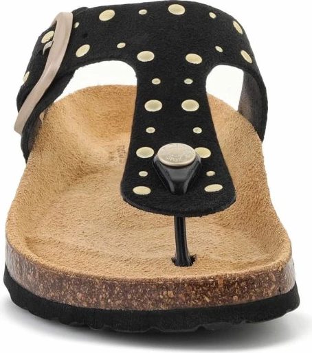 Flip-flops për femra Bio Bio Fiona Suede, të zeza [Madhësia: 37]