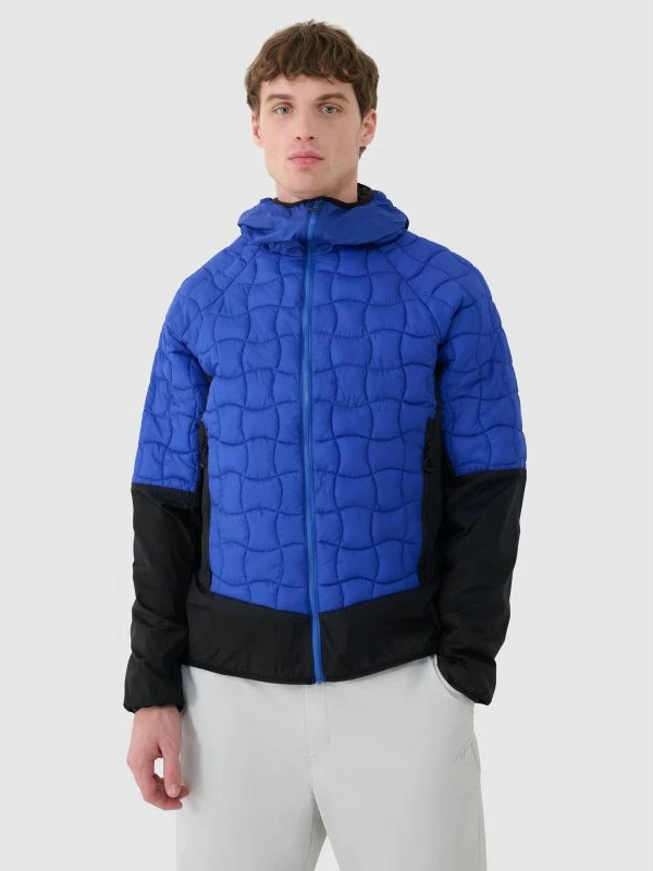 Jakne trekking për meshkuj 4F Primaloft 4FWSS25TTJAM697, e zezë