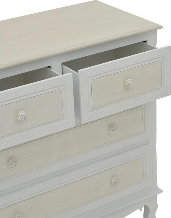 Komodinë me sirtarë Joliene, ngjyrë natyrale-antike, MDF, 80x40x80cm