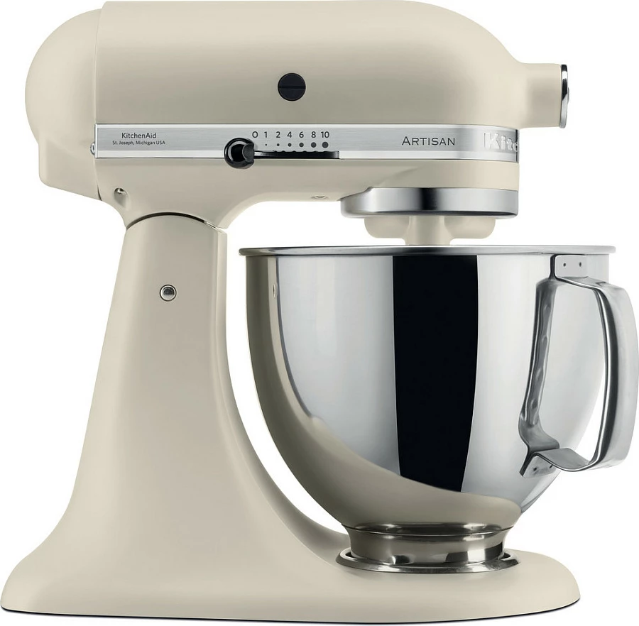 Mikser stacionar KitchenAid Artisan 5KSM175PSEFL, tas 4.8 L, 300 W, bezhë