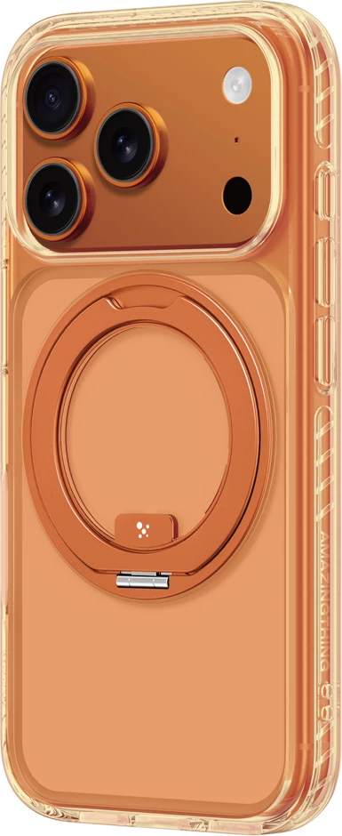 Mbështjellës celular AmazingThing Titan Pro Spin, drop-proof, për iPhone 17 Pro Max, 3 lens, MagSafe, Titan Orange