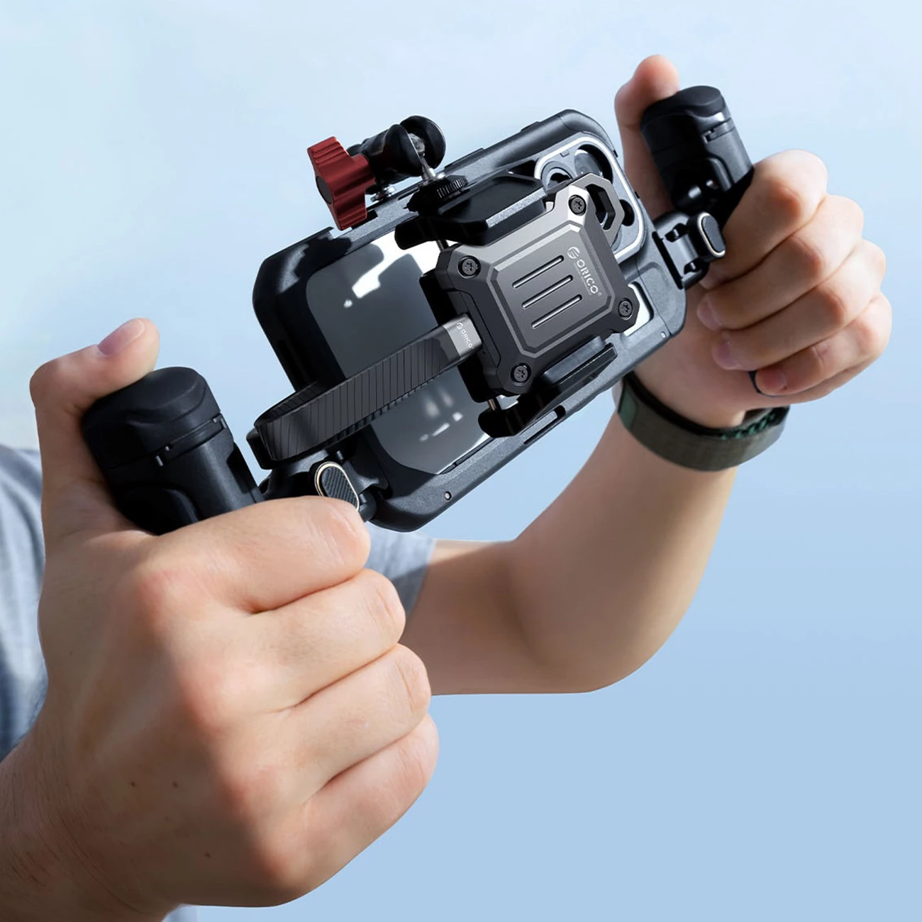 Kasë Orico XAM2 për SSD M.2 2230, USB-C 3.2, e përforcuar, e zezë