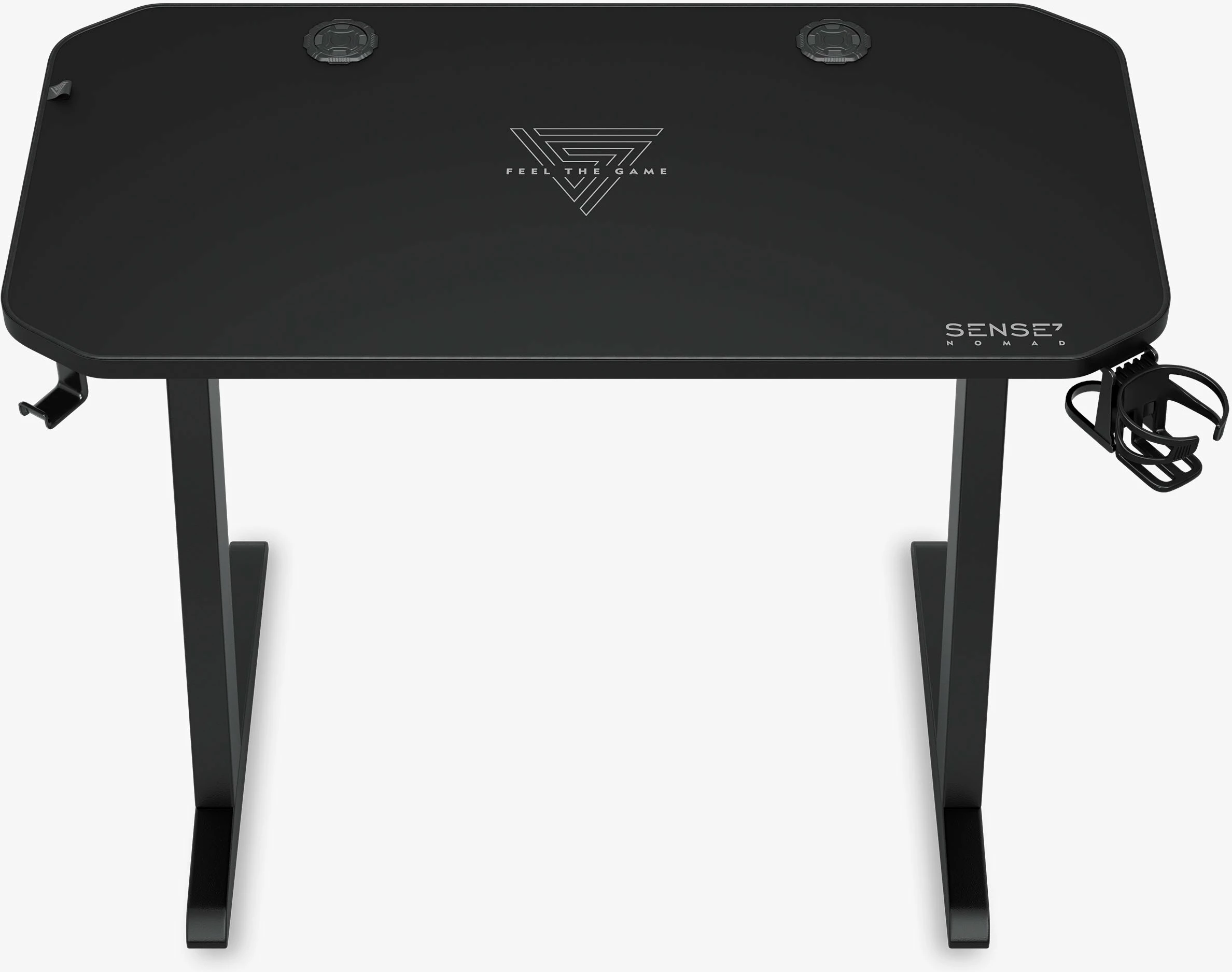 Tavolinë gaming SENSE7 Nomad Classic 120x60 cm, e zezë