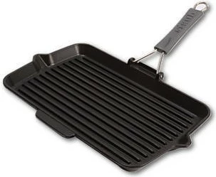 Tigan grilli Staub 34x21cm, induksion, i zi