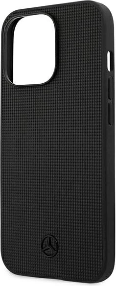 Mbështjellës Mercedes MEHCP13LMBLBK për iPhone 13/13 Pro 6.1", lëkurë, i zi