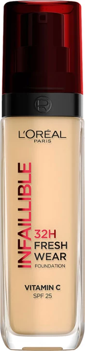 Fondatinë L’Oreal Infaillible 010 32H Fresh Wear SPF 25 + Vitamin C, 30 ml