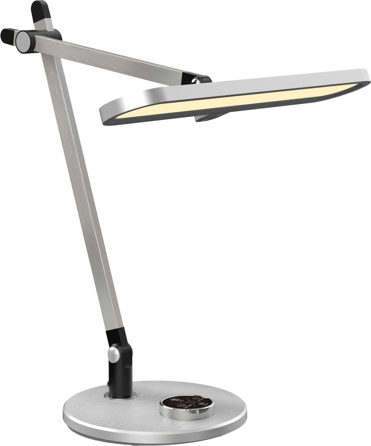 Llambë tavoline LED profesionale BLAIN PRO FH4446.08 bazë ABS dhe krahë alumini ngjyrë argjendi 57,5x53Hcm