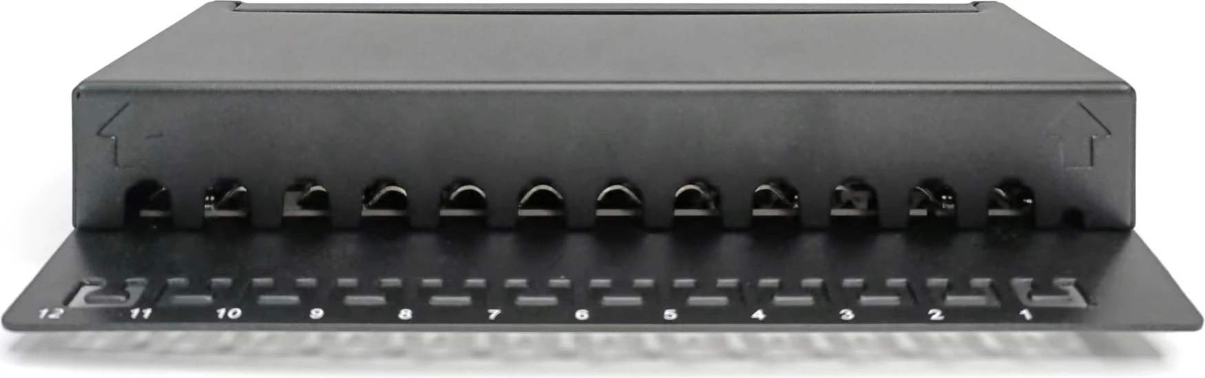 Patchpanel Digitus 12-portë Cat6A, i zi