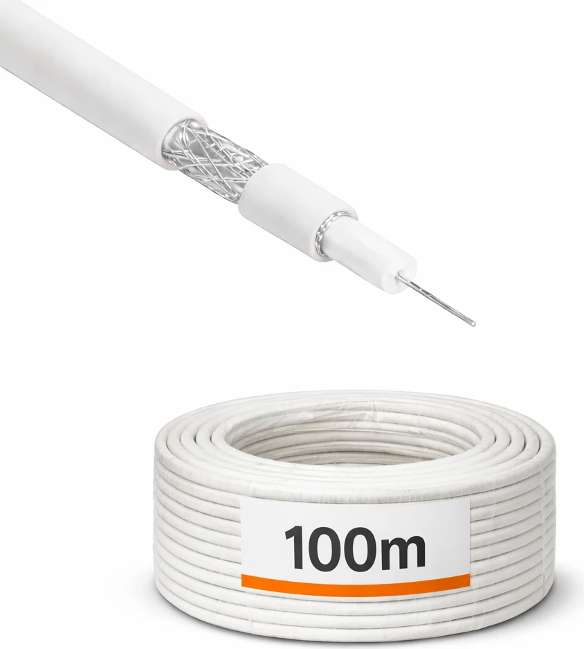 Kabëll koaksial TV 1×100 m