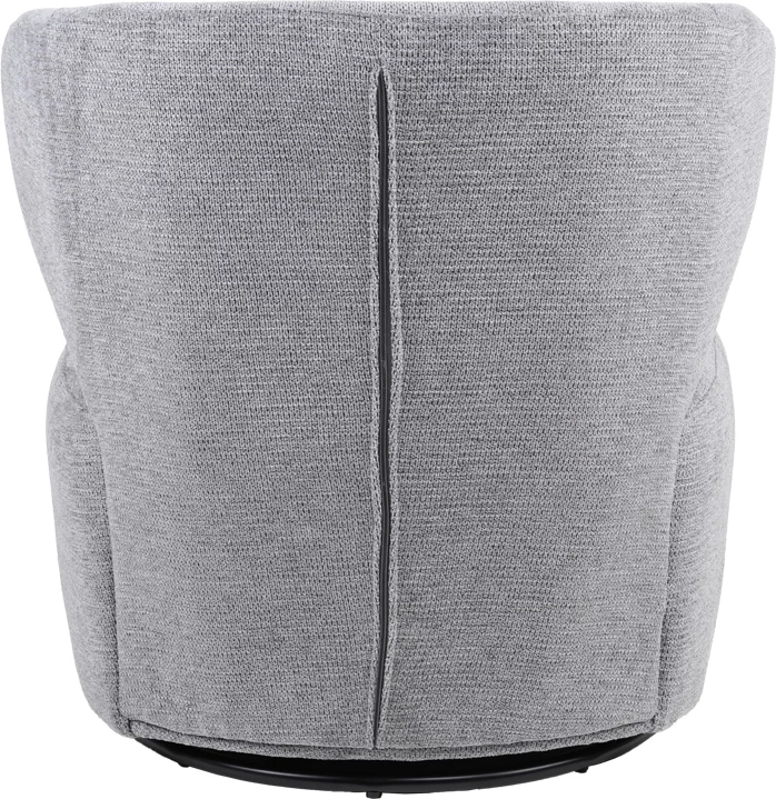 Karrige me krahë rrotulluese Marelia, material stof, ngjyrë gri, 73x76x76cm